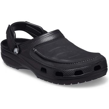 Crocs Men’s Classic Yukon Vista II Men's Clogs Black | Australia 0748ZUTG